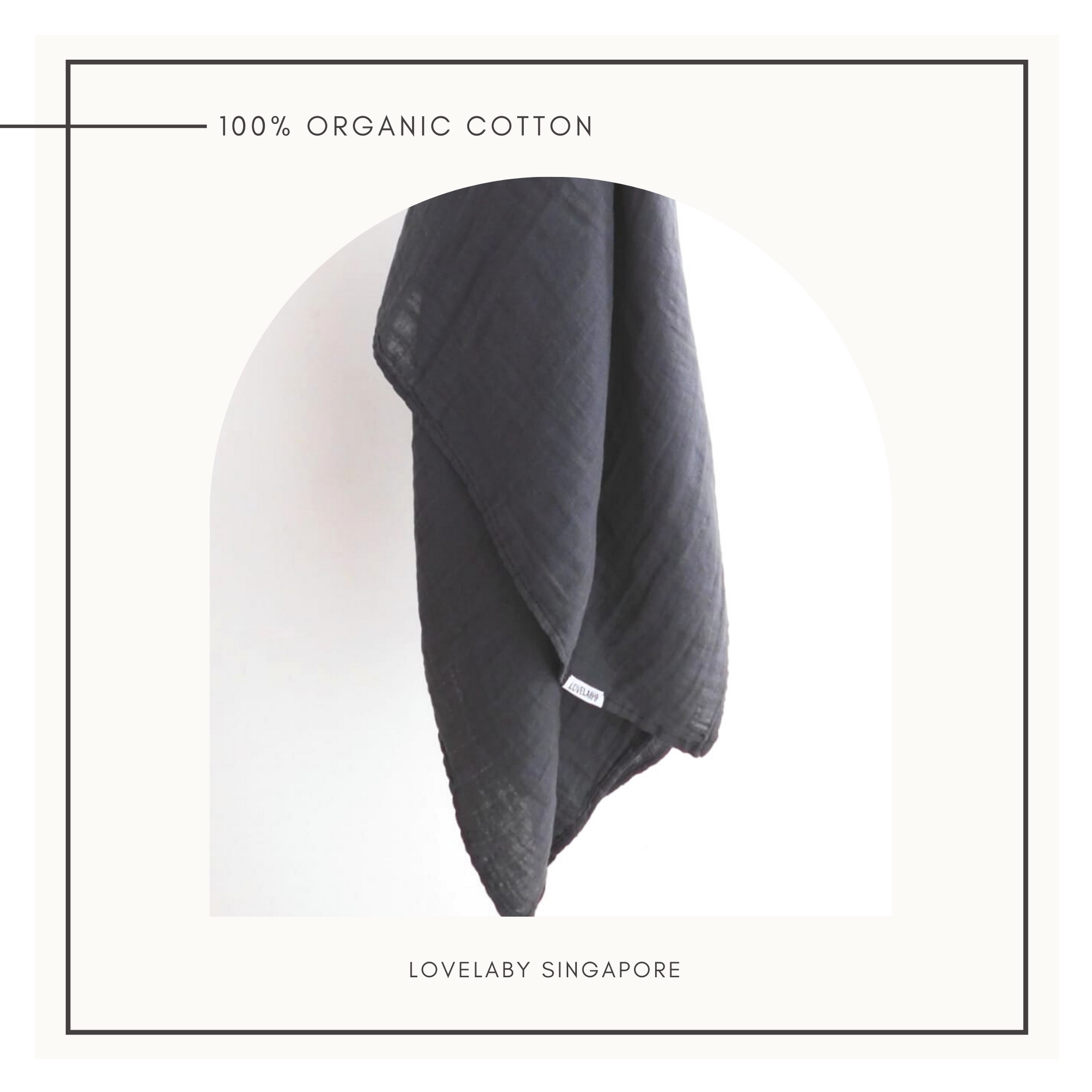 Baby Organic Muslin Swaddle | Baby Boy