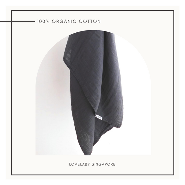 Baby Organic Muslin Swaddle | Baby Boy