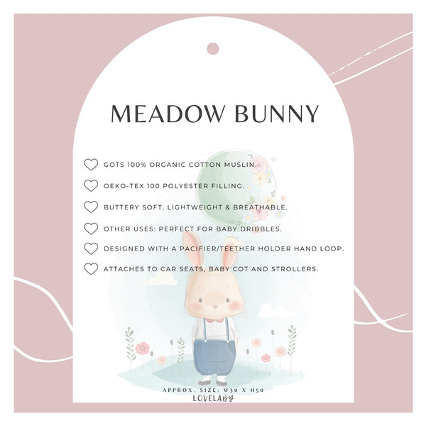 Meadow Bunny - GOTS Baby Comforter