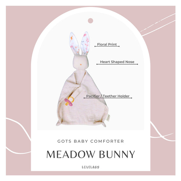 Meadow Bunny - GOTS Baby Comforter